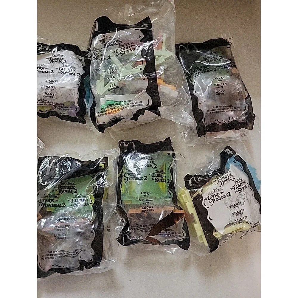Disney‎ Jungle Book MCDONALD'S Happy Meal toys Mixed years some Vtg sealed
